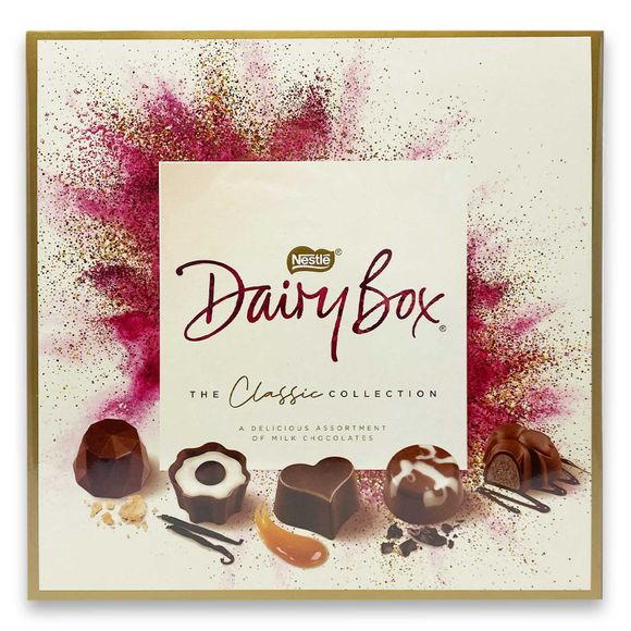 Dairy Box The Classic Collection A Delicious Assortment Of Milk Chocolates 326g